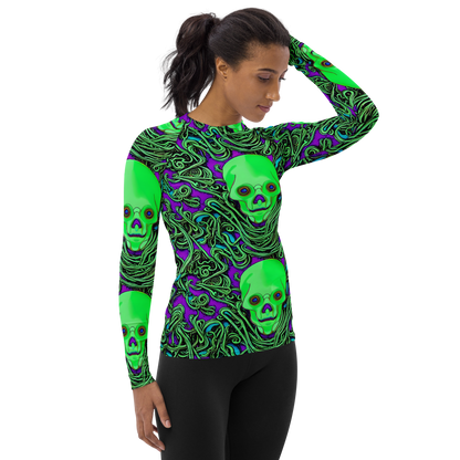 Women's Rash Guard - Ghostly Labyrinth