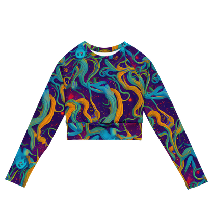 Long Sleeve Crop Top - Etherial Entwine