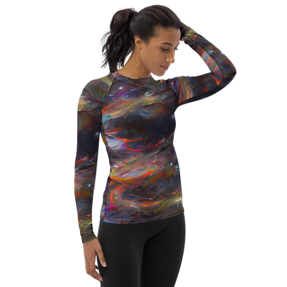 Women's Rash Guard - Chromatic Flux