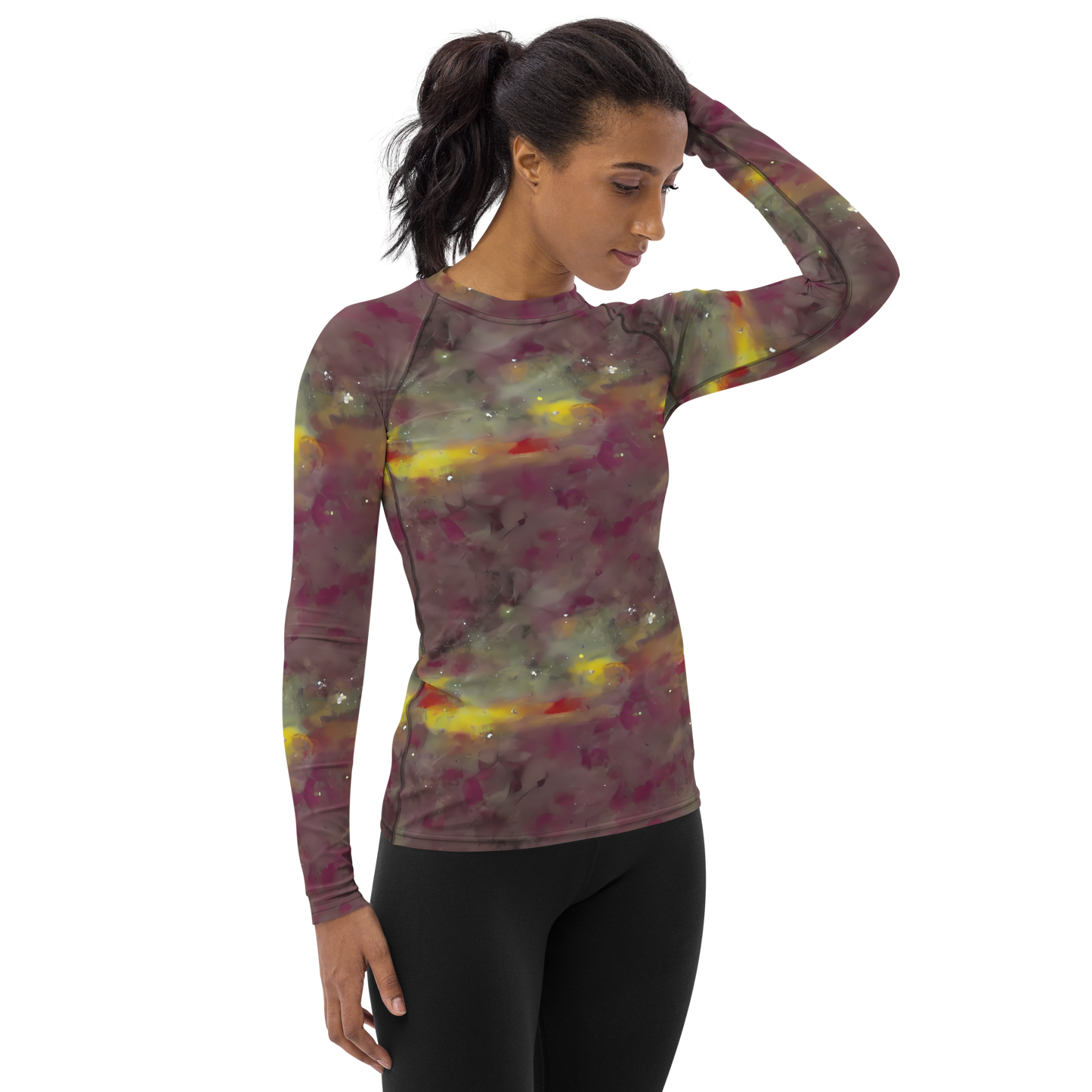 Women's Rash Guard - Whispers of Autumn