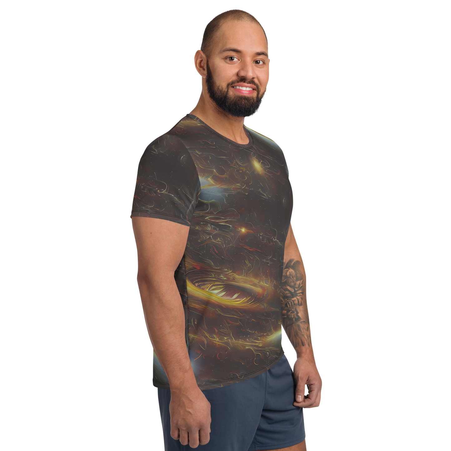 Men's Athletic T-Shirt - Quantum Illusions