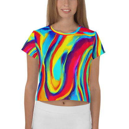 Women's Crop Tee - Stael Swirls