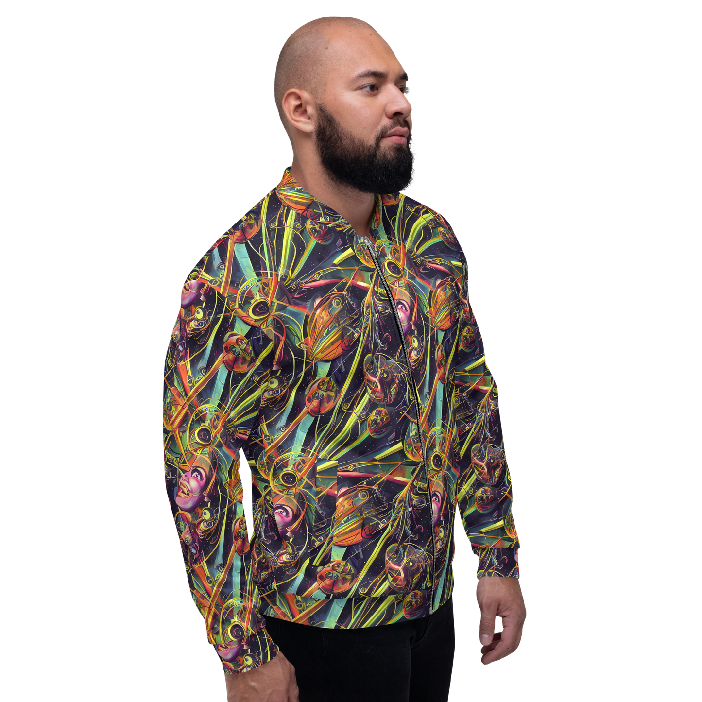 Bomber Jacket - Psychedelic Deep Space