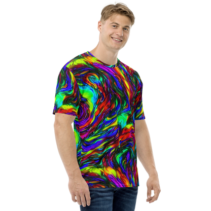 Men's Crew Neck T-Shirt - Calraet Swirl