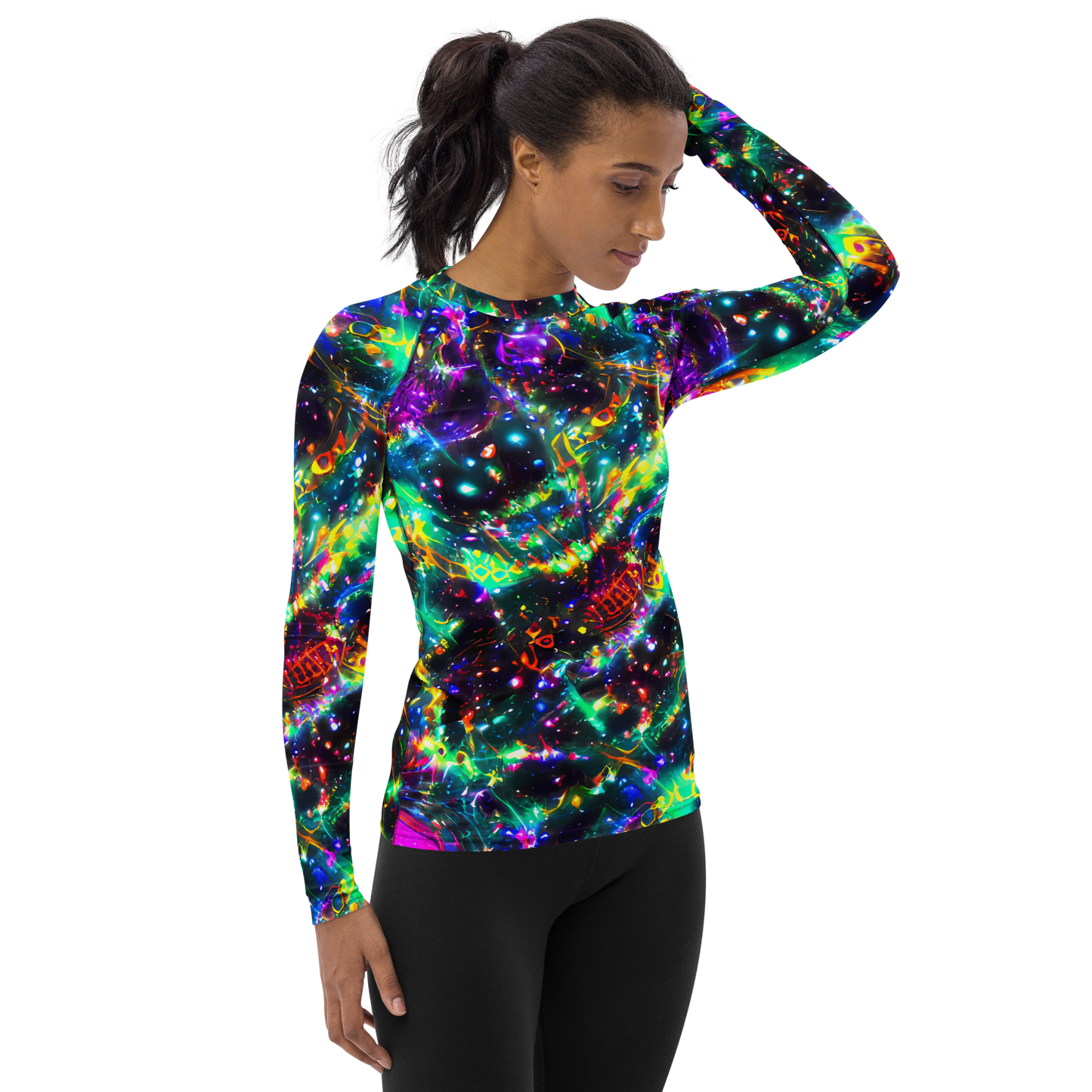 Women's Rash Guard - Blythe Nebula