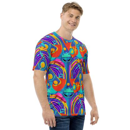 Men's Crew Neck T-Shirt - Blast of Color