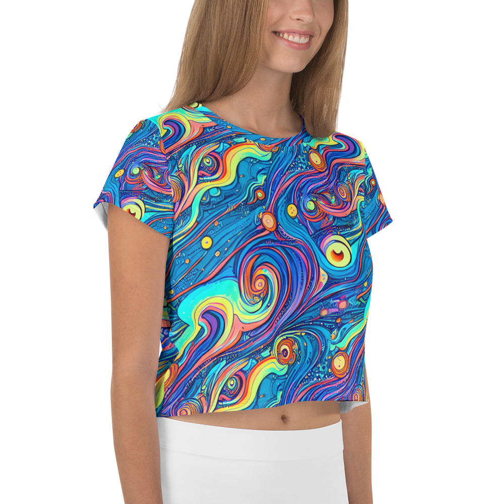 Women's Crop Tee - Echoes of Vortex