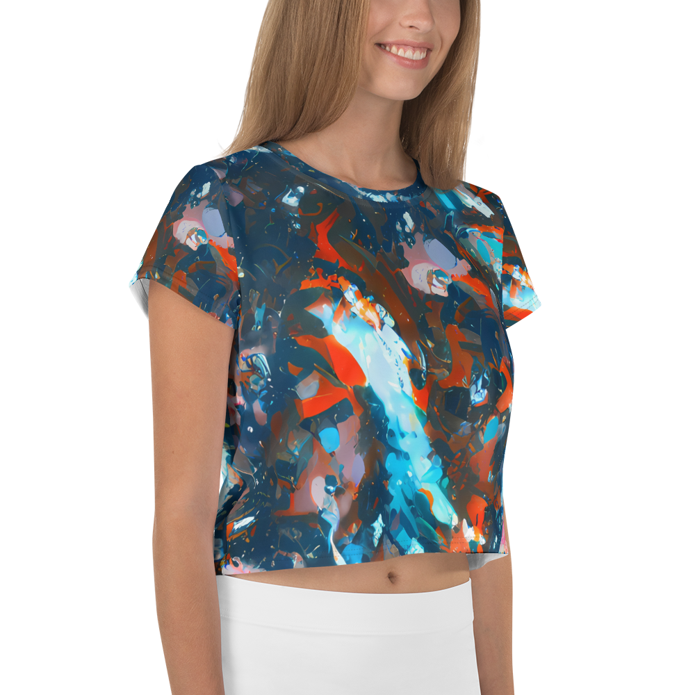 Women's Crop Tee - Ghenie's Whirl