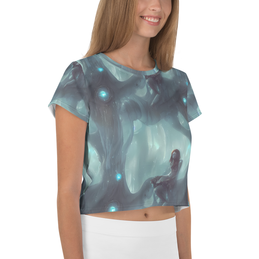 Women's Crop Tee - Liquid Serenity