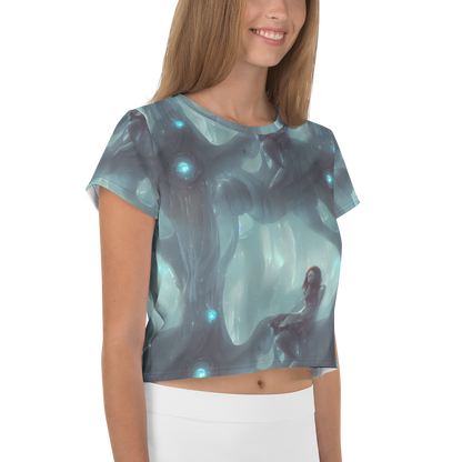 Women's Crop Tee - Liquid Serenity