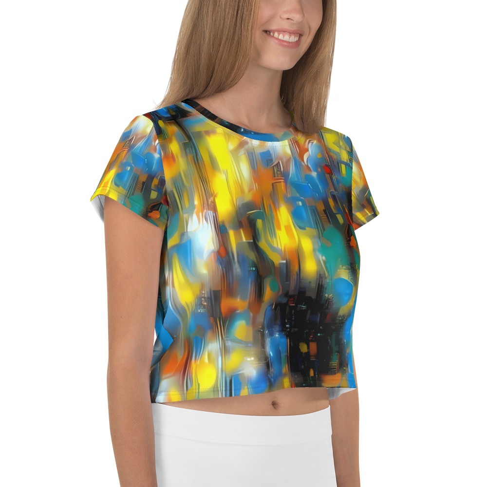 Women's Crop Tee - Wallis Warp
