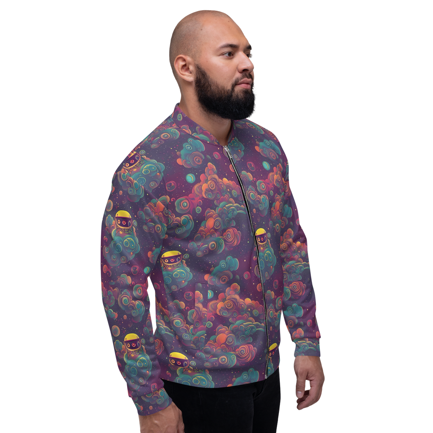 Bomber Jacket - Nebula Dreamscape