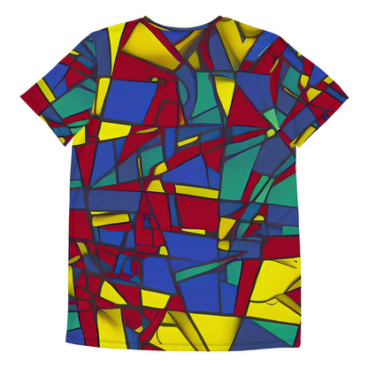 Men's Athletic T-Shirt - Vibrant Vexation