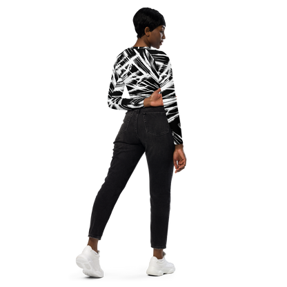 Long Sleeve Crop Top - Silent Thunder