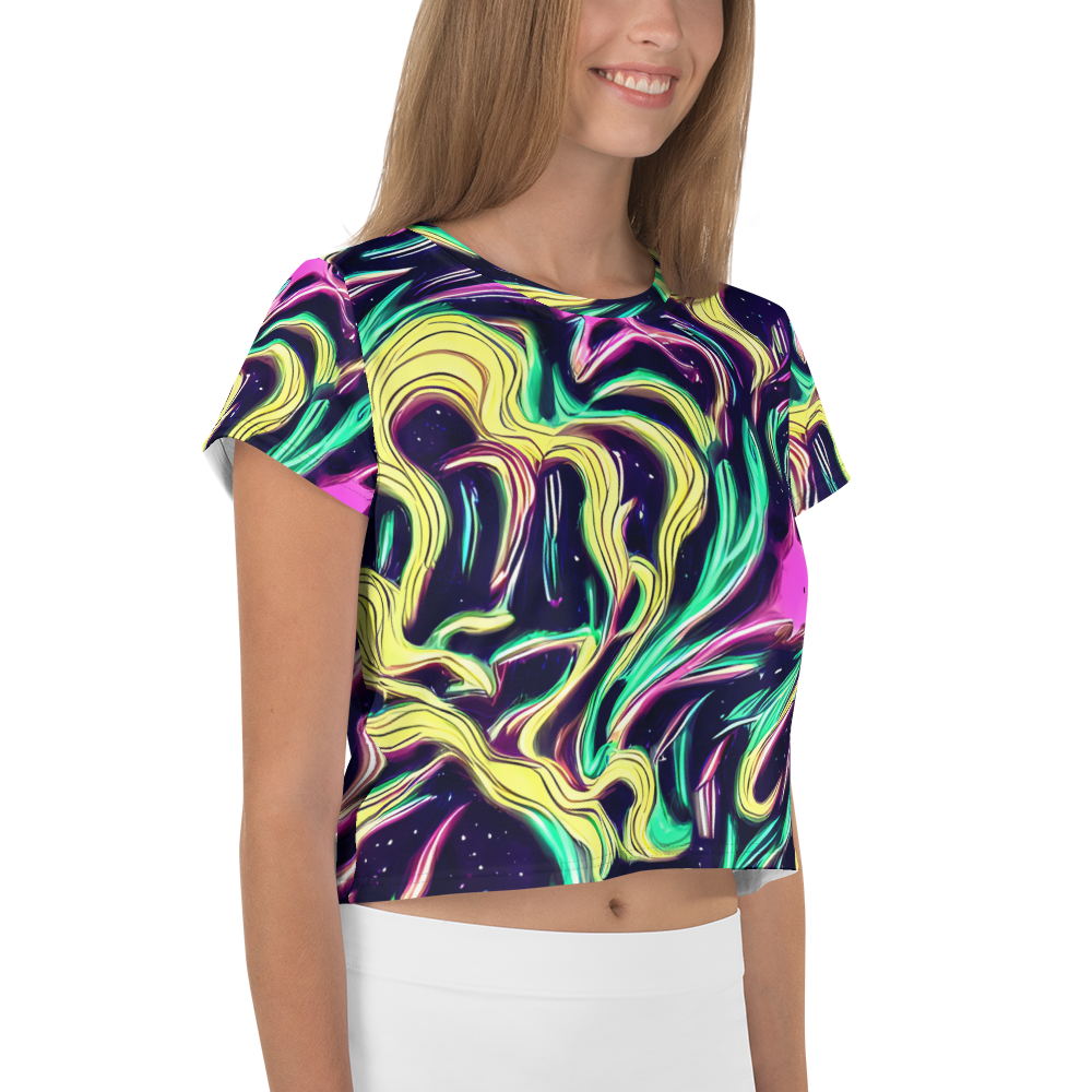 Women's Crop Tee - Casson's Whirl