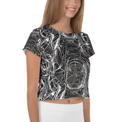 Women's Crop Tee - Nexus of Lines