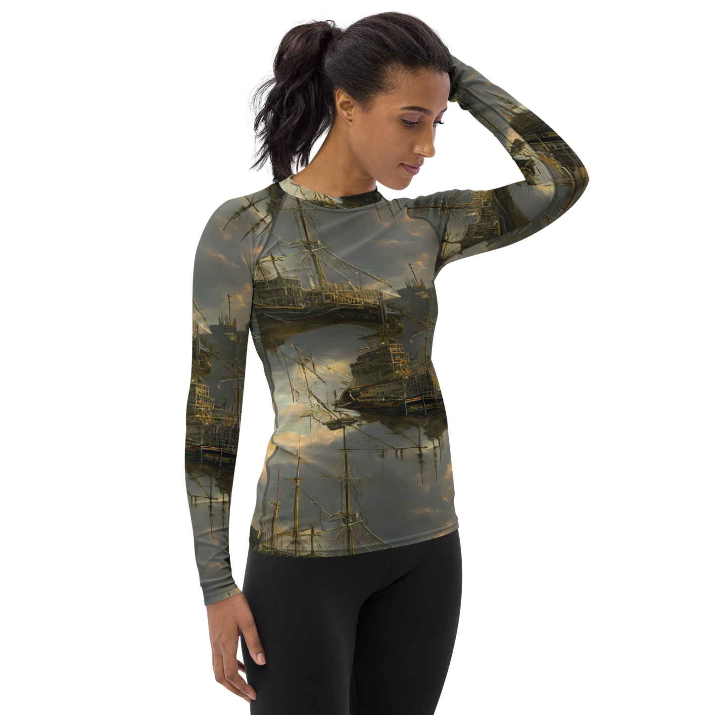 Women's Rash Guard - Ethereal Armada