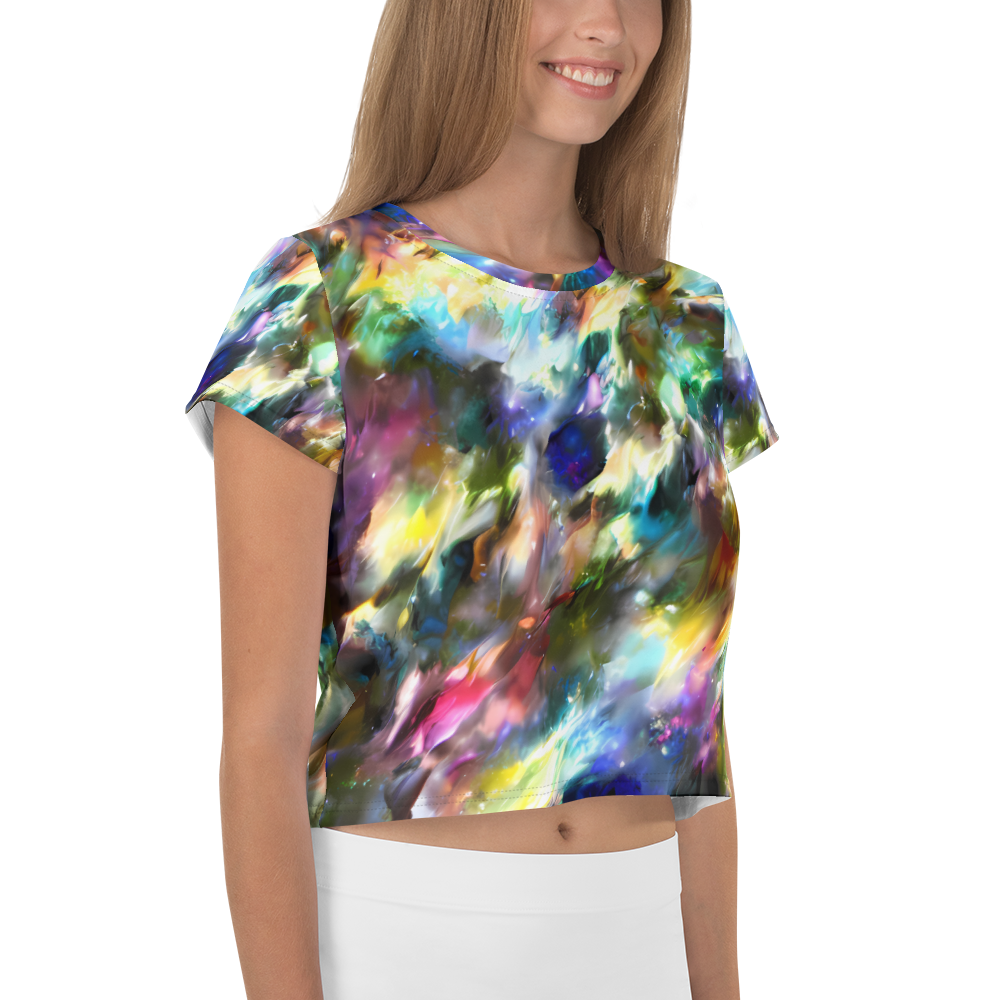 Women's Crop Tee - Emilia's Nebula