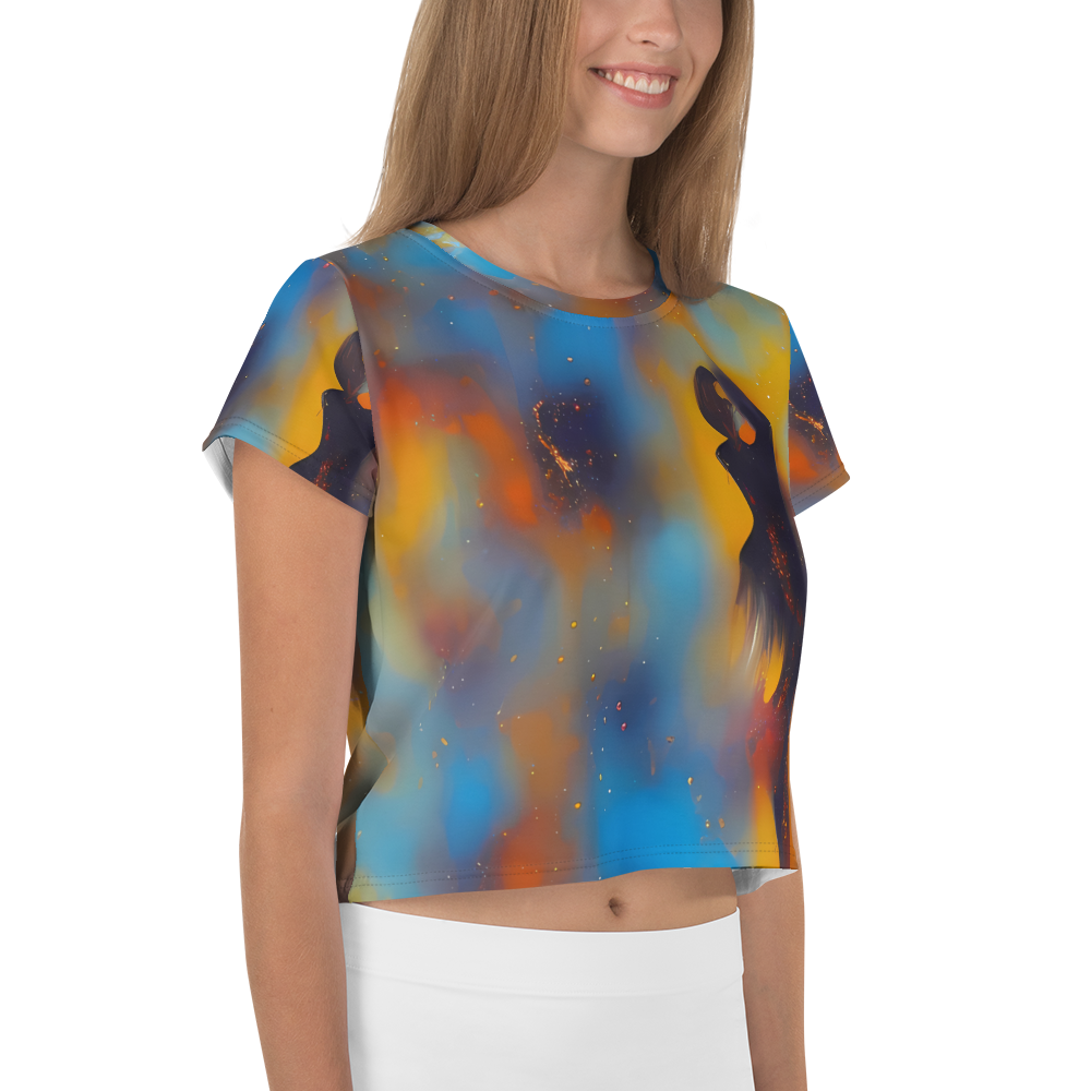 Women's Crop Tee - Vivid Whisper