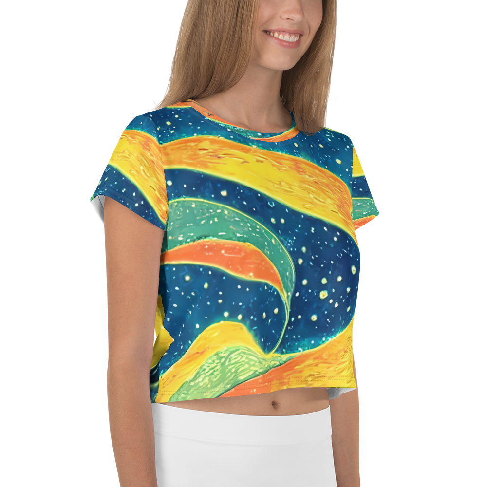 Women's Crop Tee - Celestial Harmony