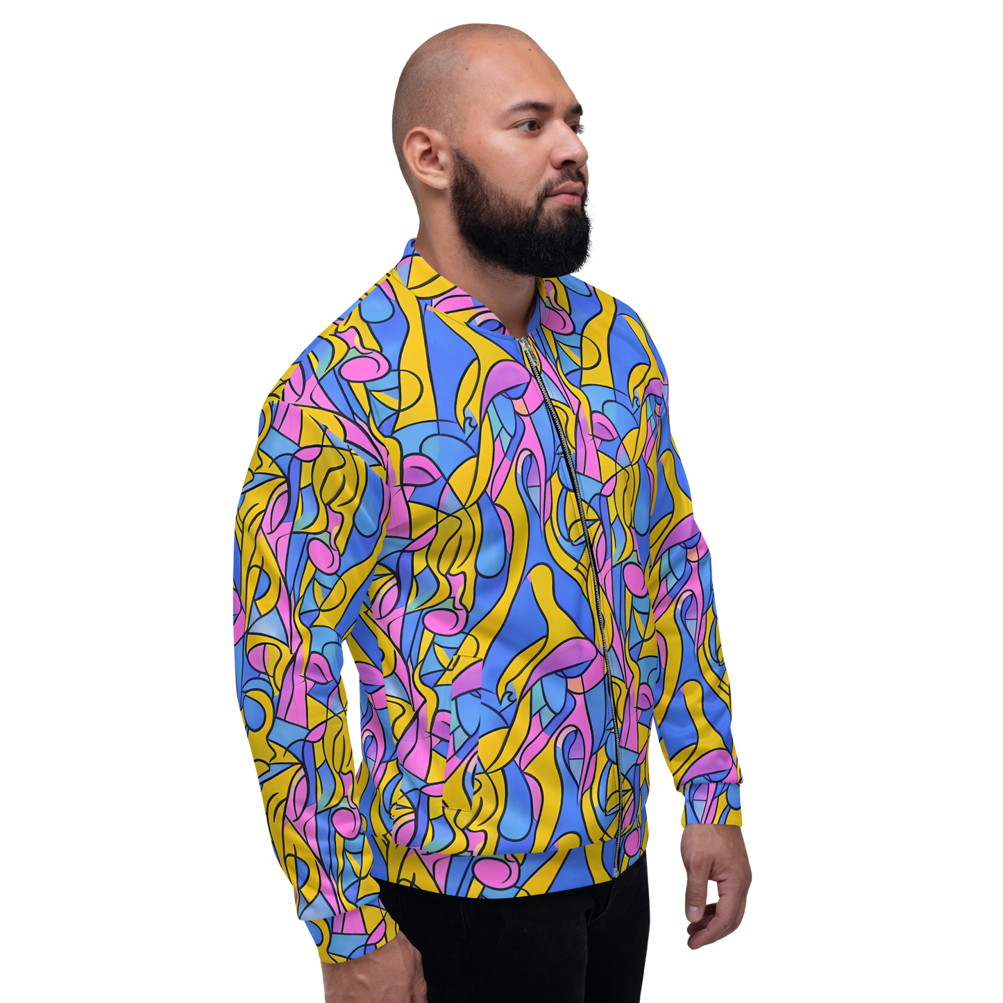 Bomber Jacket - Cosmic Curves