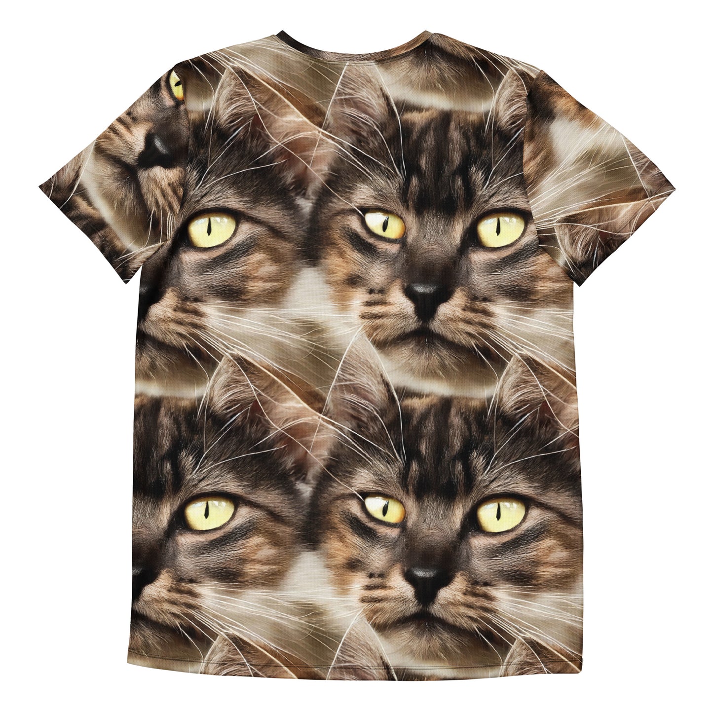 Men's Athletic T-Shirt - Feline Reverie