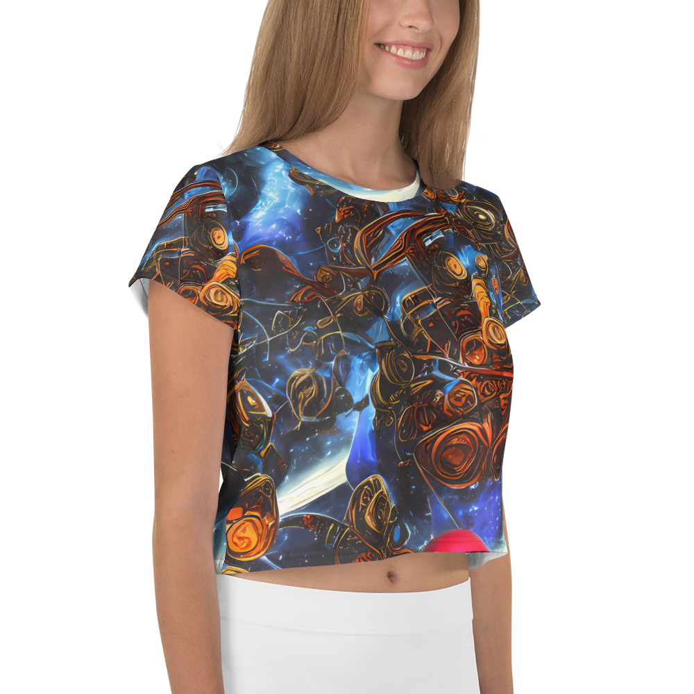 Women's Crop Tee - Pimenov's Cosmos