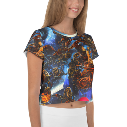 Women's Crop Tee - Pimenov's Cosmos