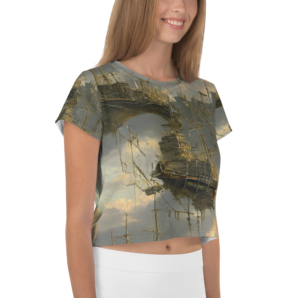 Women's Crop Tee - Ethereal Armada