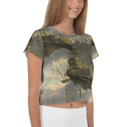 Women's Crop Tee - Ethereal Armada