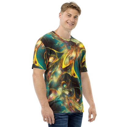 Men's Crew Neck T-Shirt - Elegant Whirl