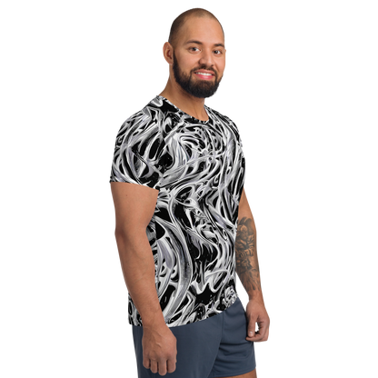 Men's Athletic T-Shirt - Silver Shadows