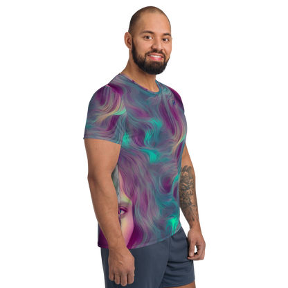 Men's Athletic T-Shirt - Surreal Tresses