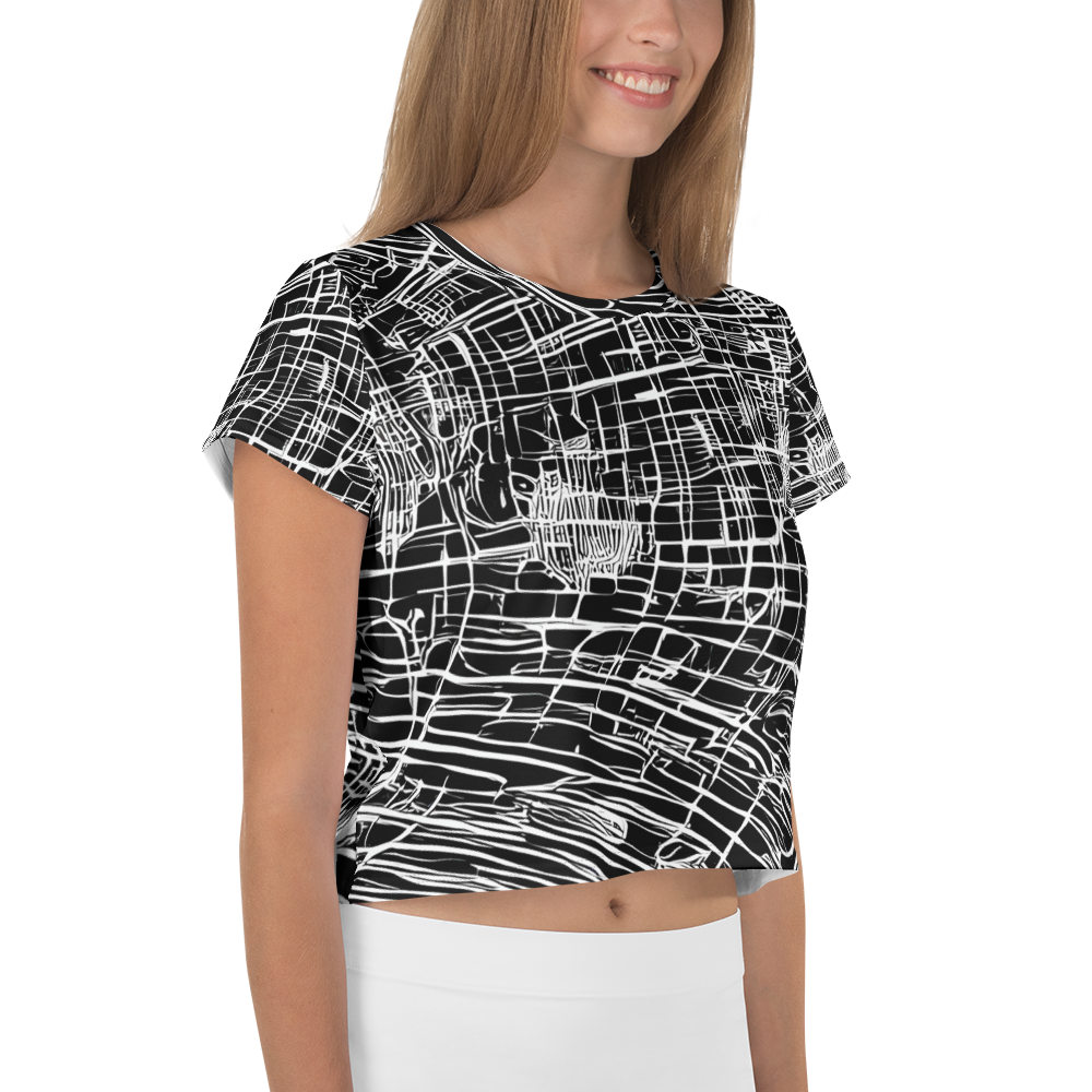 Women's Crop Tee - List's Labyrinth