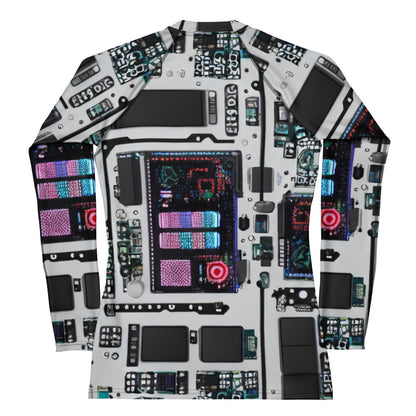 Women's Rash Guard - Wired Wonders