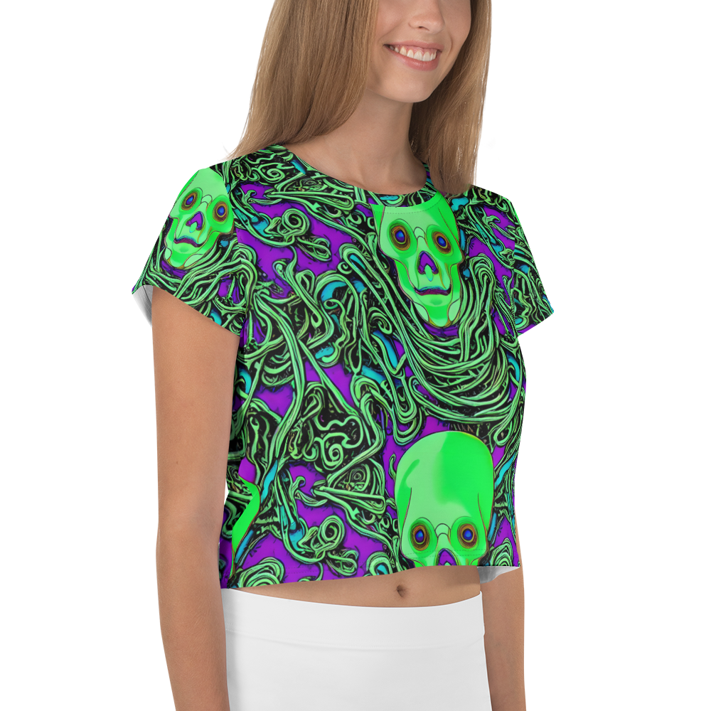 Women's Crop Tee - Ghostly Labyrinth