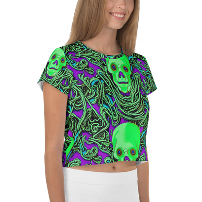 Women's Crop Tee - Ghostly Labyrinth