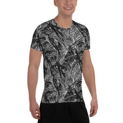 Men's Athletic T-Shirt - Gothic Whirlwind