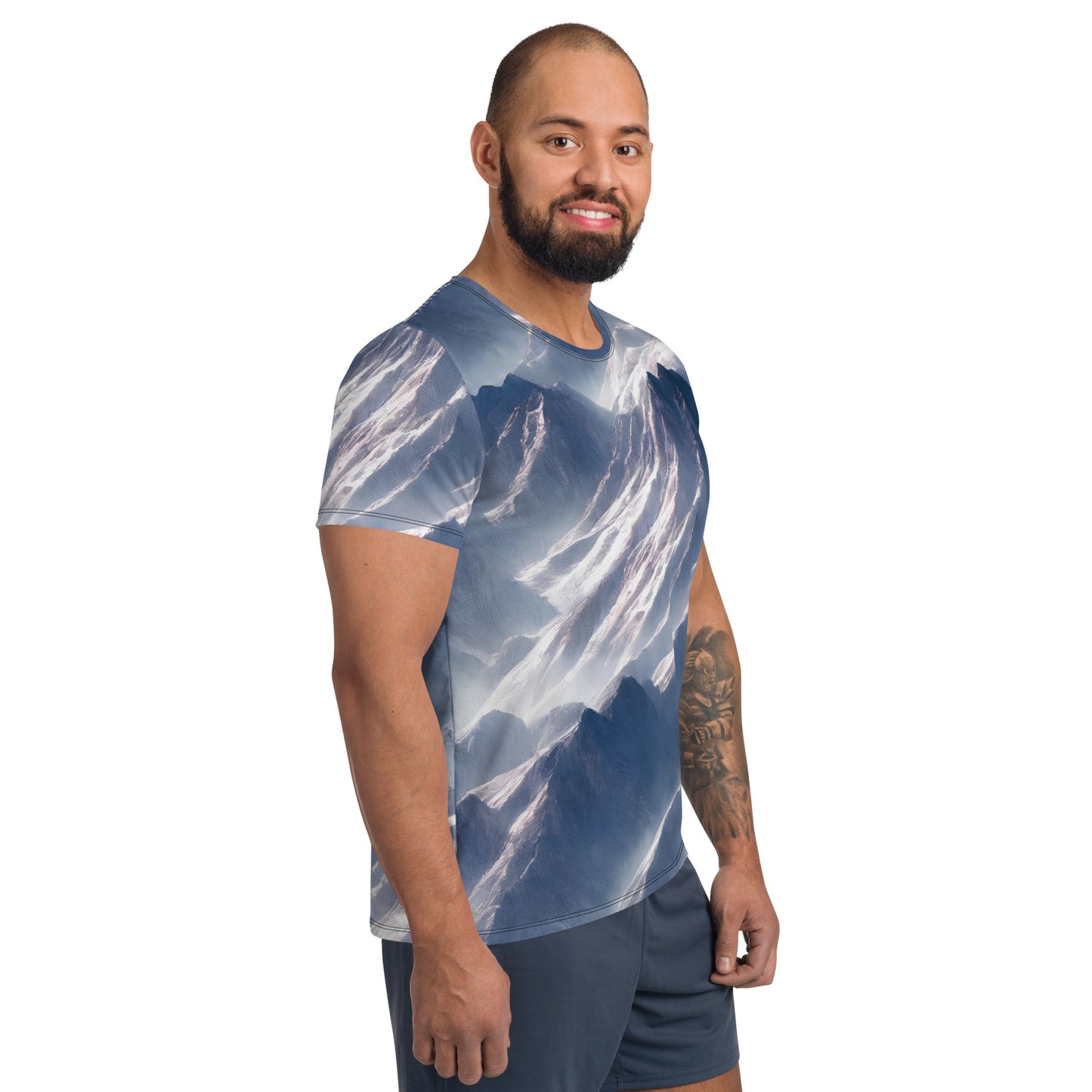 Men's Athletic T-Shirt - Frosted Zenith