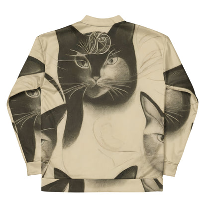 Bomber Jacket - Feline Symphony