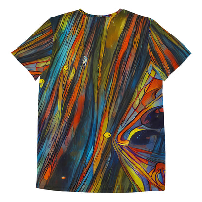 Men's Athletic T-Shirt - Spectral Strands