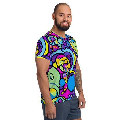 Men's Athletic T-Shirt - Radiant Lagoon