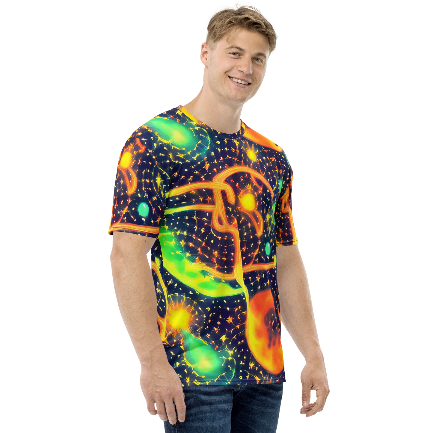 Men's Crew Neck T-Shirt - Coorte's Cosmos