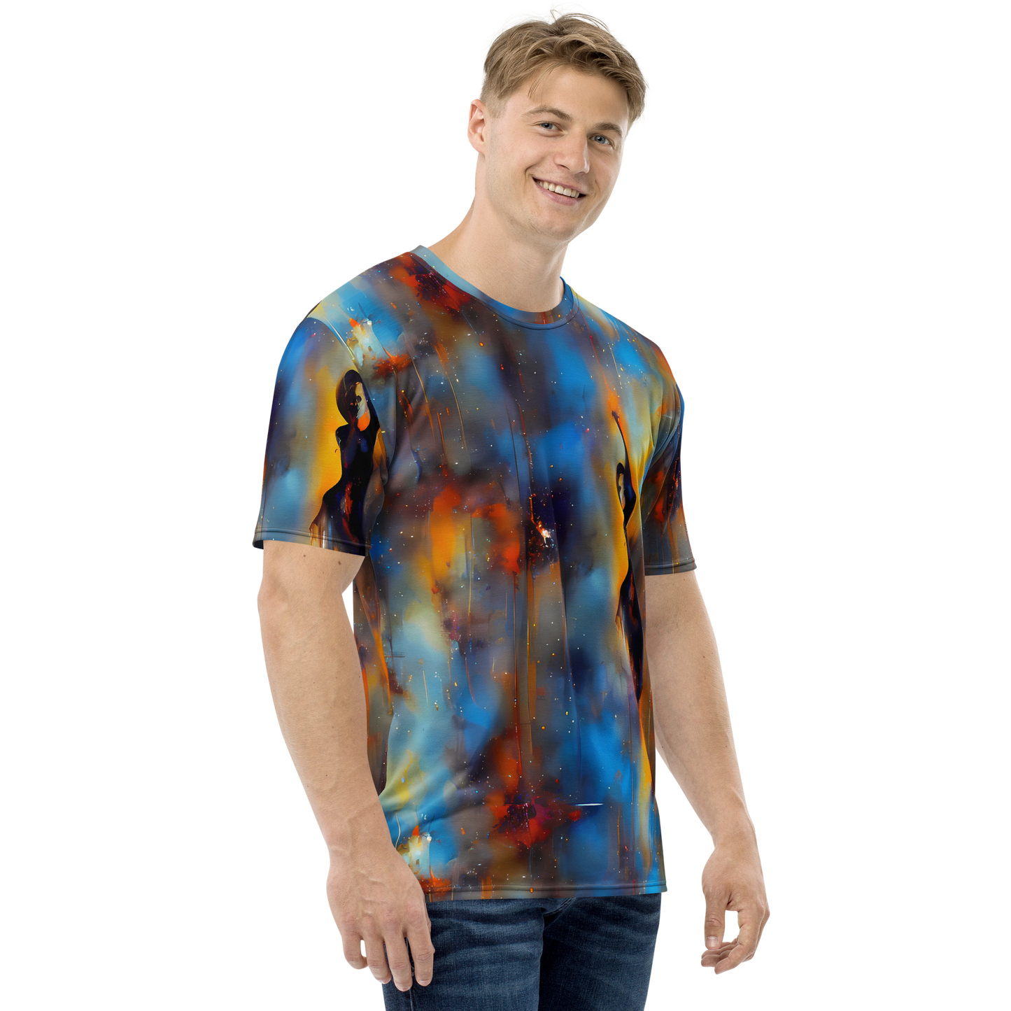 Men's Crew Neck T-Shirt - Cobalt Vogue