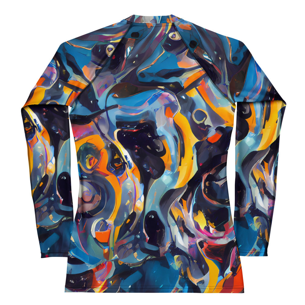 Women's Rash Guard - Vivid Whirl