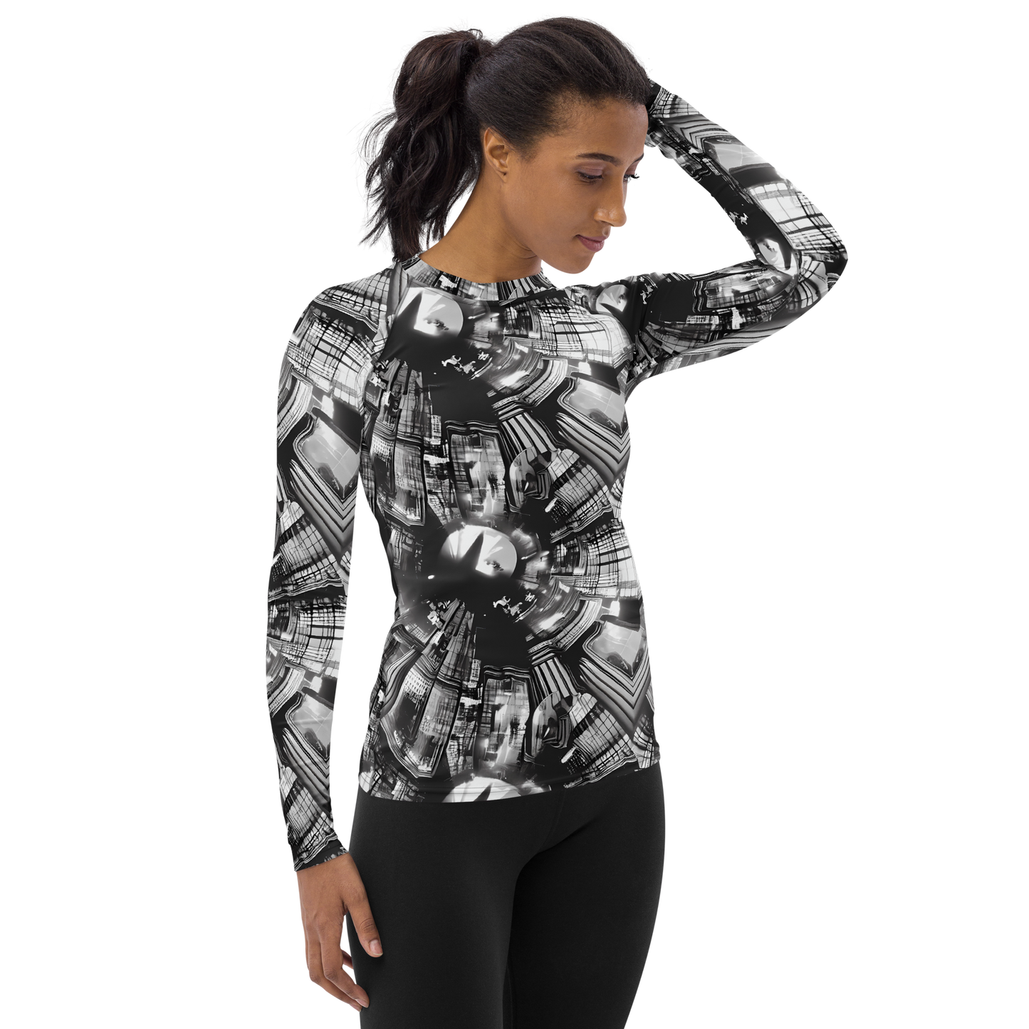 Women's Rash Guard - Silent Reflection