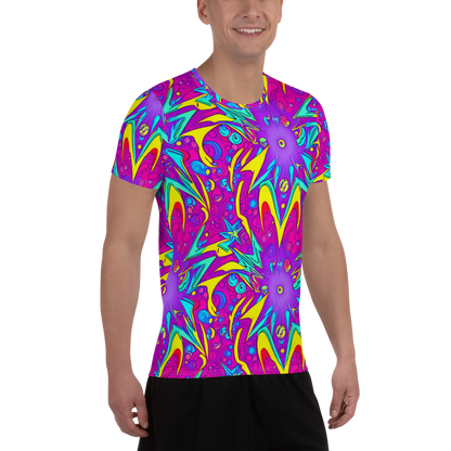 Men's Athletic T-Shirt - Nebula Radiance
