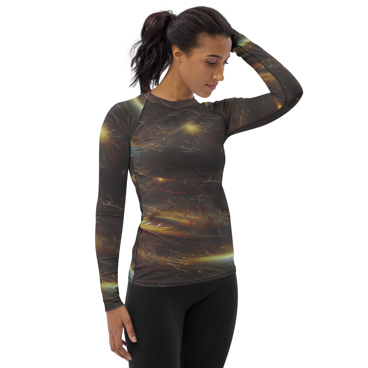 Women's Rash Guard - Quantum Illusions