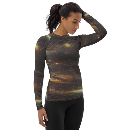 Women's Rash Guard - Quantum Illusions