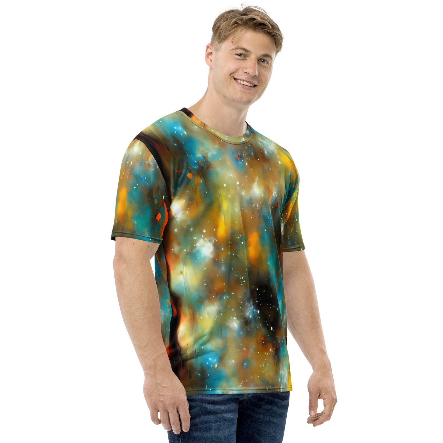 Men's Crew Neck T-Shirt - Abstract Tapestries